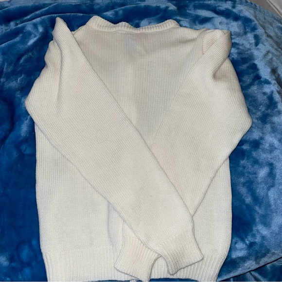 VINTAGE GIRLS LARGE 6X CARDIGAN BUTTON SWEATER - Picture 2 of 10